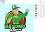 digitize image for embroidery digitizing logo, embroidery patch design into dst